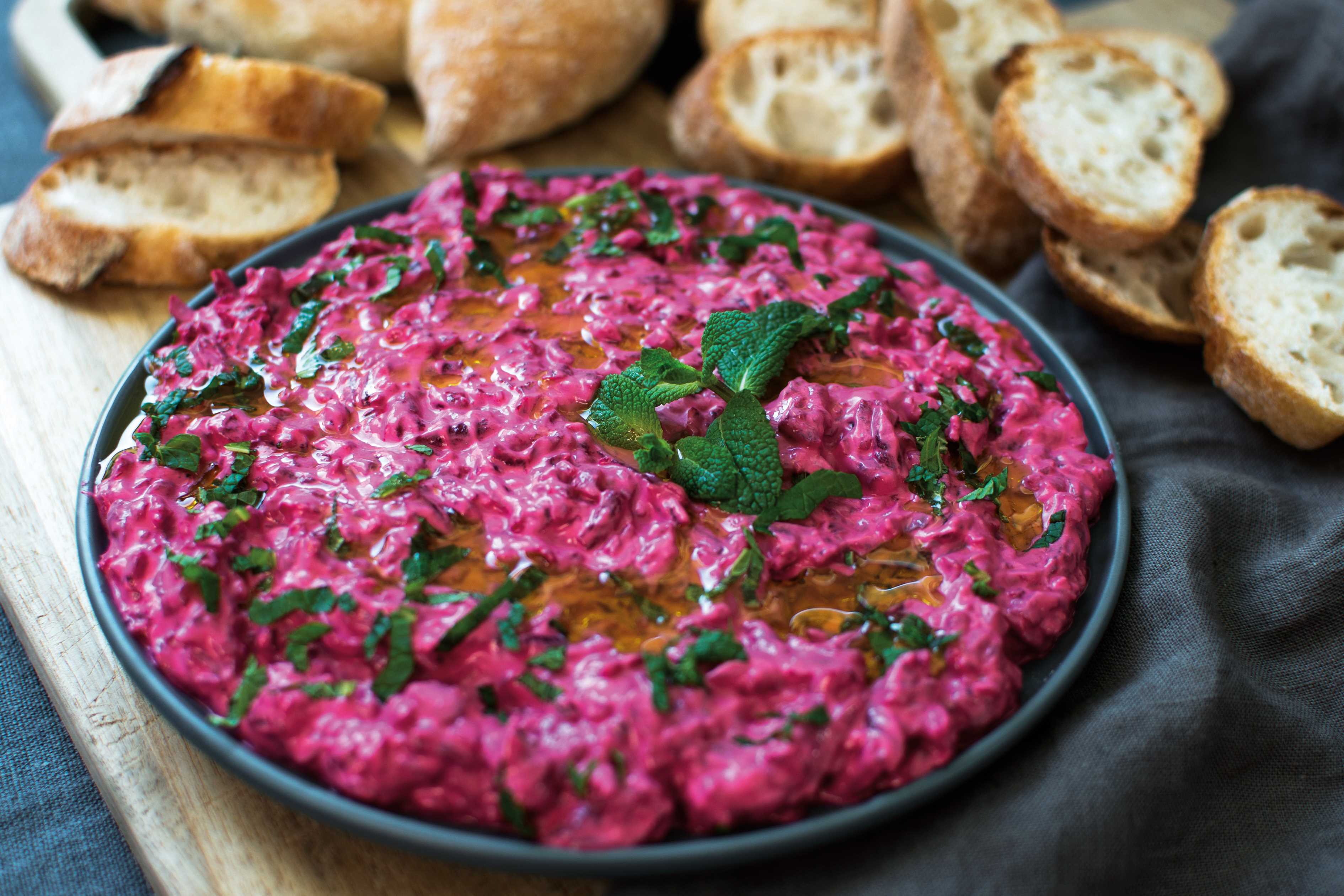 Dip z červené řepy recept