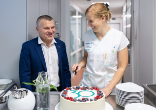Dialyzační středisko Ústí nad Orlicí B. Braun Avitum primář Gorun a vrchní sestra