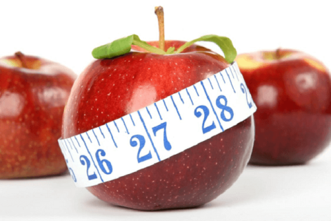 Jablko, jídlo, nutriční hodnoty, váha