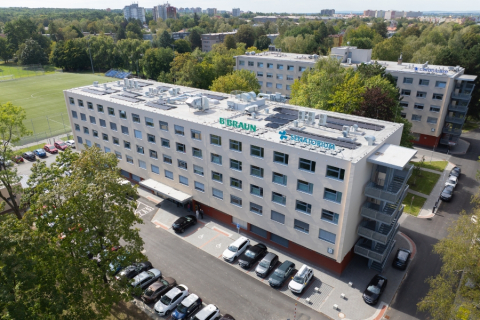Budova Senatoria - nové sídlo dialyzačního střediska B. Braun Avitum Ostrava