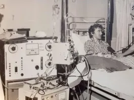 Předchůdce dnešní dialýzy ze 70. let 20. století
