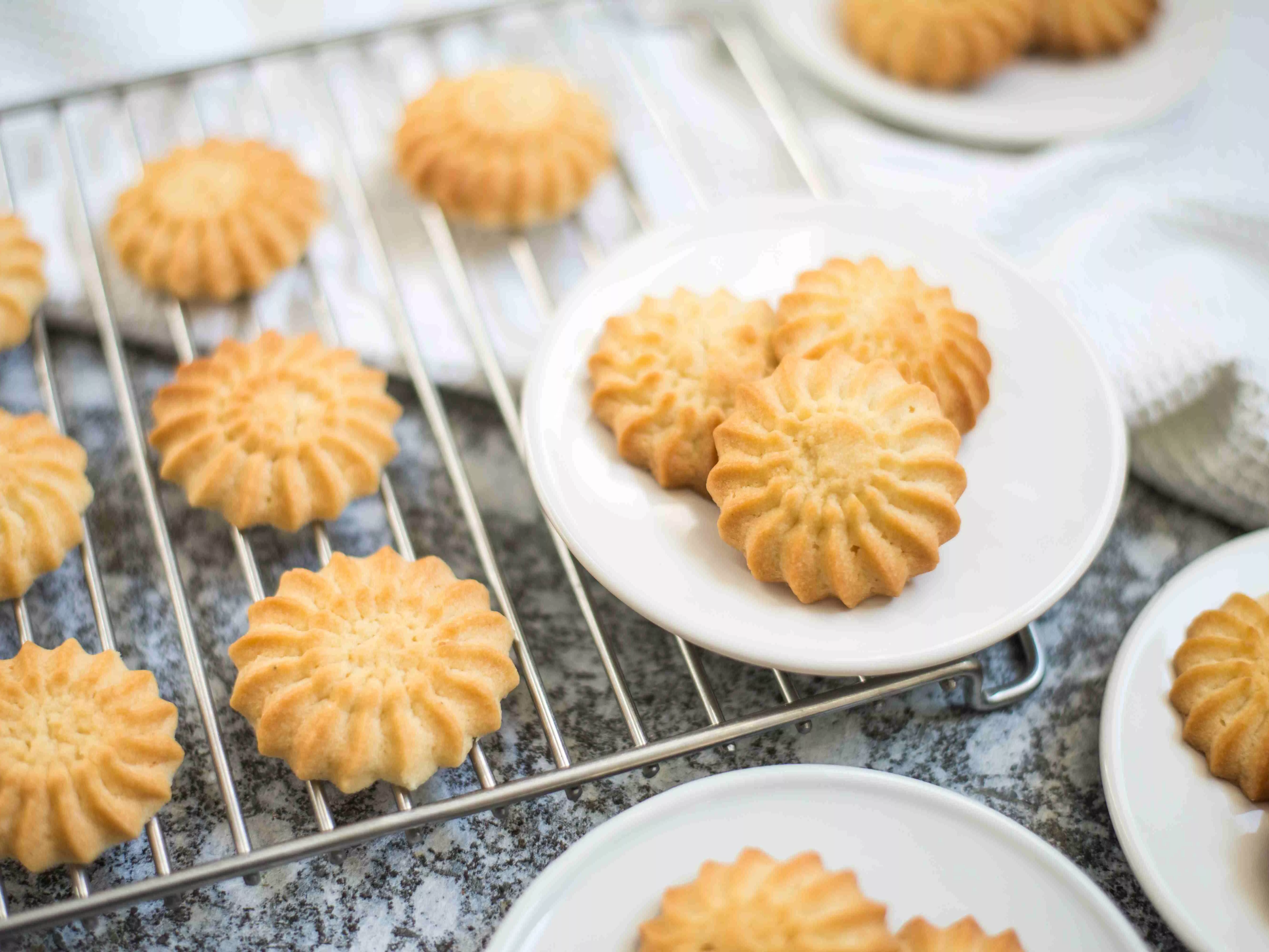 máslové sušenky jarní recept