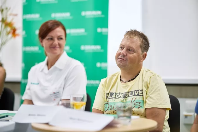 Jaroslav Meszáros pacient, tisková konference