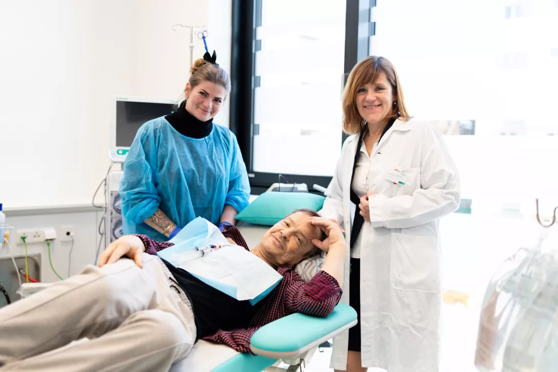 Pacient Stanislav Jurenka na domácí hemodialýze