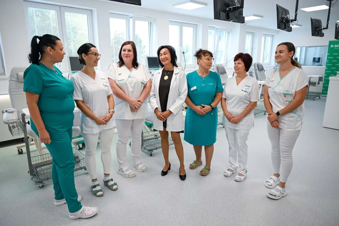 dialyzační středisko dolný kubín slovensko B. Braun Avitum tým zdravotníků