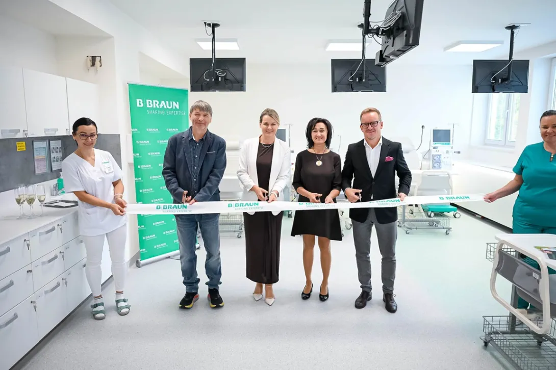 dialyzační středisko dolný kubín slovensko B. Braun Avitum slavnostné otvorenie
